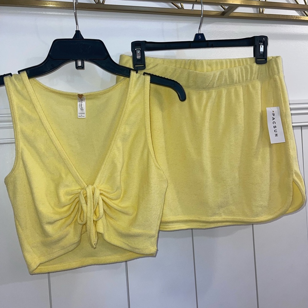New LA Hearts Matching Set - Terrycloth Fabric